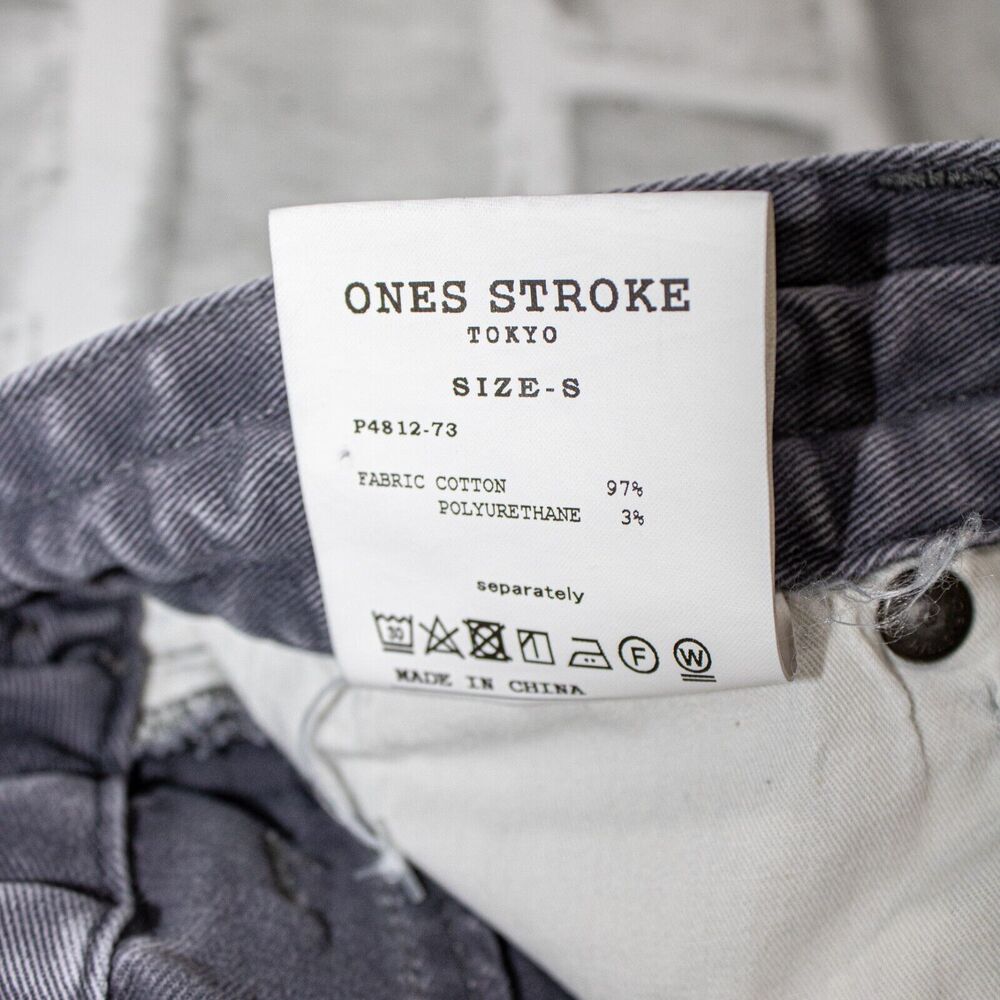 ONES STROKE Tokyo Men's Jogger Pants Drawstring ankle zip Size Small - Picture 9 of 12